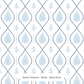 Sarah Drayton Textiles Molly - Navy/ Blue,  Birch and Ballota Custom Lampshade